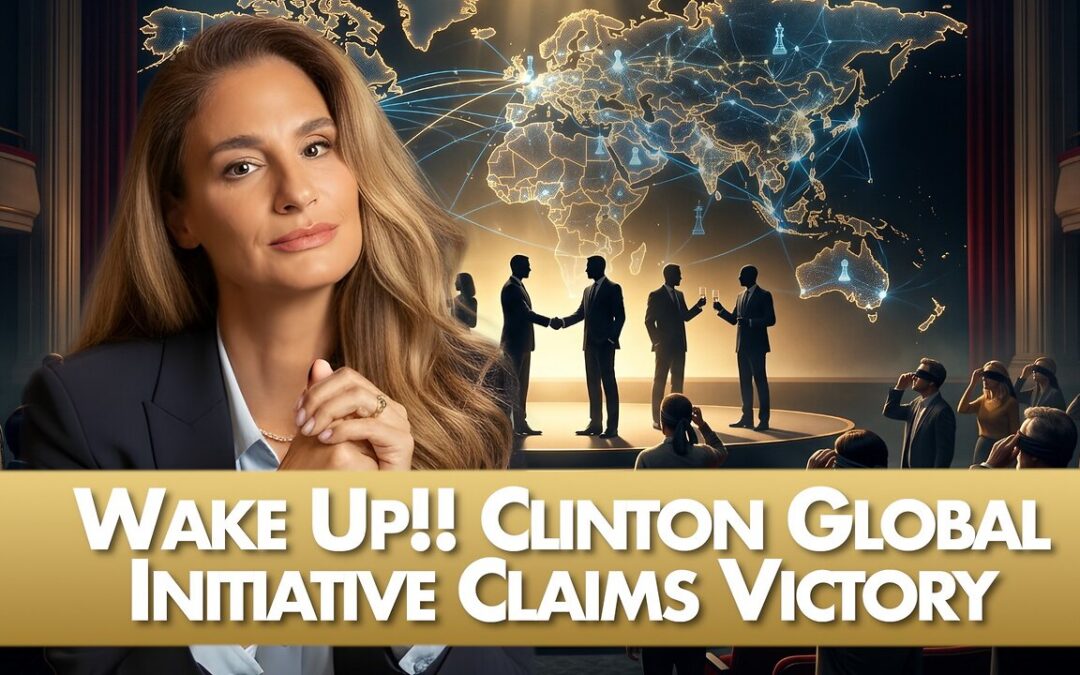 The Clinton Global Initiative Just Told Us They Think They Already Won | 9-28-26